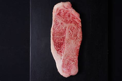 Japanese A5 Wagyu Certified Kobe Beef New York Strip I Bms 12 10