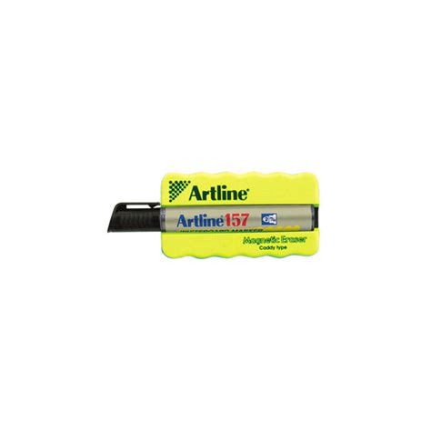 Borrador Artline Pizarra Blanca Magnetico Con Rotulador Ek 157 Negro