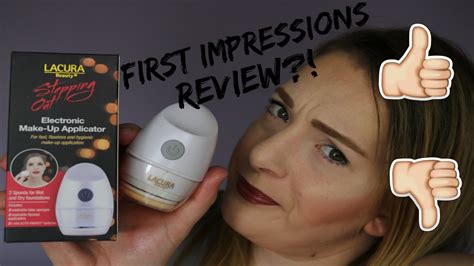 Electronic Makeup Applicator First Impressions Review Youtube