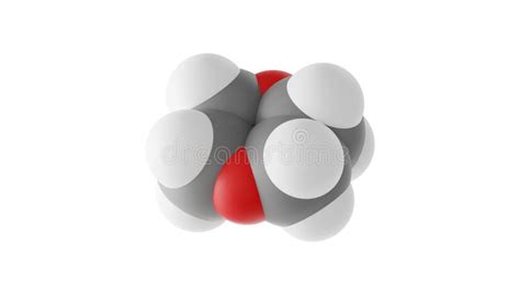 14 Molécula De Dioxano Dioxano Estructura Molecular Aislado Modelo 3d