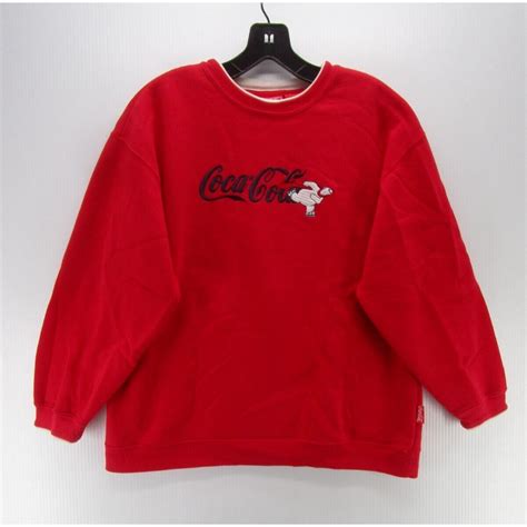 Coca Cola Women S Red Hoodie Depop