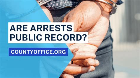 Are Arrests Public Record Countyoffice Org Youtube