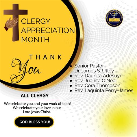 Clergy Appreciation Month - Malaby's Crossroads