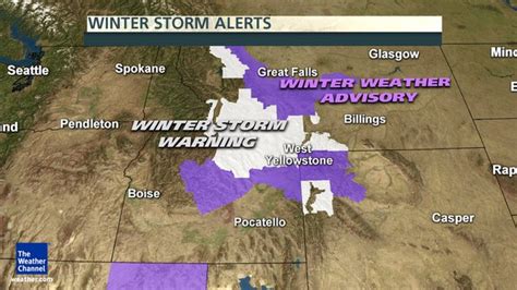 Noaa Winter Storm Warning For Bozeman Montana 14 24 Above 7000