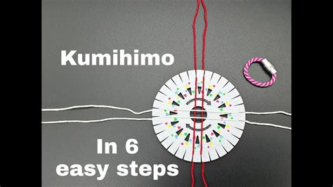 Learn Kumihimo In 6 Easy Steps Youtube