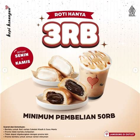 Banjir Promo Weekdays Di Kopi Kenangan Roti Cuma 3 Ribu Hingga Diskon