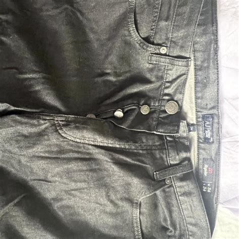 Armani Jeans Mens Black Jeans Depop