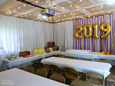 Graduation Party Ideas Garage Party A Wonderful Thought