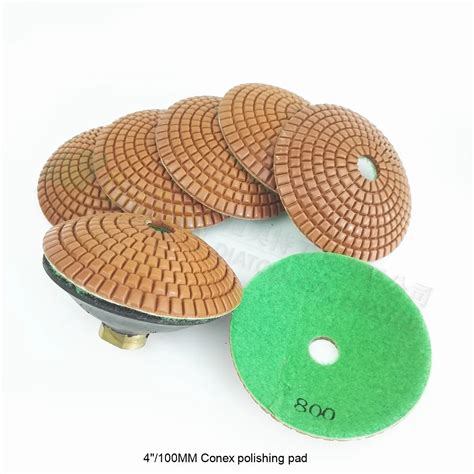 Shdiatool Pcs Bowl Shaped Wet Diamond Polishing Pads With