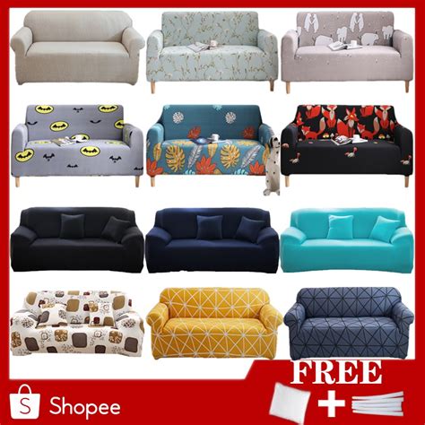 Cod Universal Sofa Cover Seater Sarung Slipcover Anti Skid