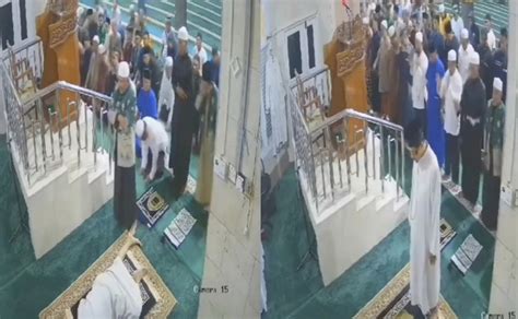 Video Detik Detik Imam Meninggal Dunia Saat Sedang Sujud Di Masjid