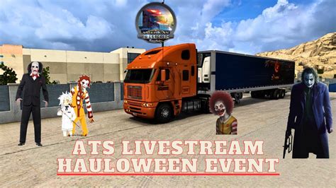 Livestream American Truck Simulator Night Time Stream ATSMOD ATS