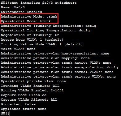 Configuring access & trunk ports