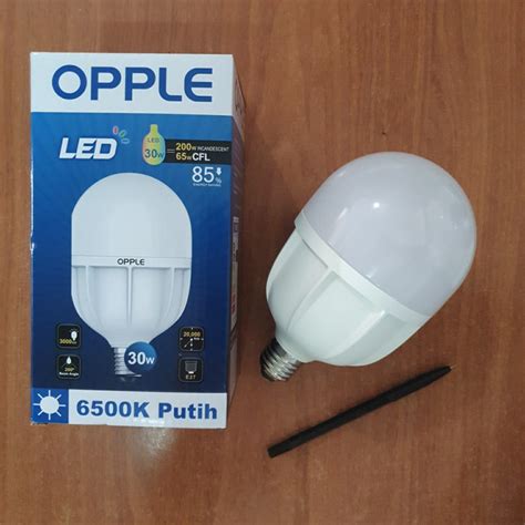 Jual Lampu Bohlam Led Bulb W Watt Kapsul Capsul Opple Hpb Ecosave