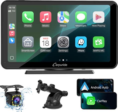 Carpuride W Autoradio Senza Fili Carplay Android Auto Con Dashcam