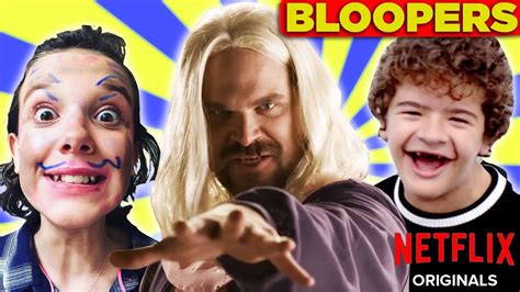 Stranger Things Los Mejores Bloopers Graciosos y Detrás de Escenas del