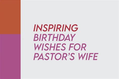 Birthday Wishes For Pastors Wife Unique And Thoughtful Messages