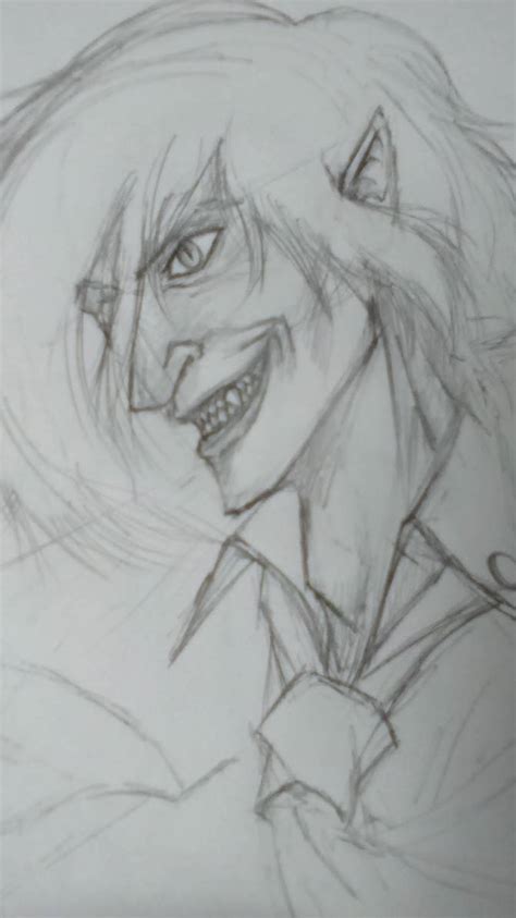 Quick Alucard Sketch By Zephyrthefox24 On Deviantart