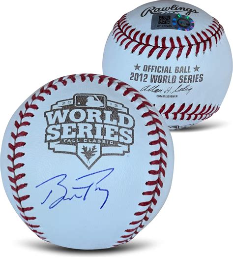 Buster Posey Autographed World Series Signed Baseball Mlb