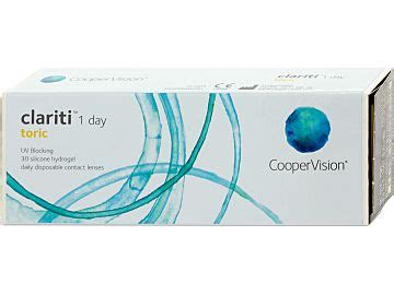 Clariti 1 Day Toric 30er Box Kontaktlinsen Von Cooper Vision Lensbest