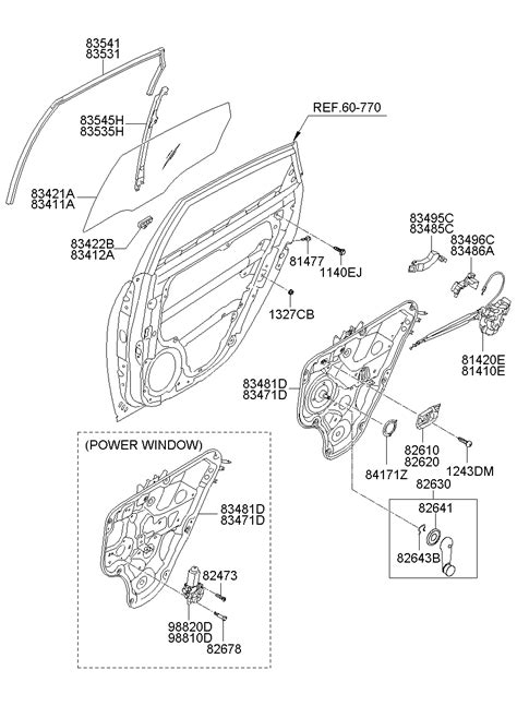 H Run Assy Rr Dr Wdo Glass Lh Hyundai Yoshiparts