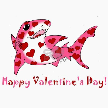 Valentine Shark Greeting Cards (Pk of 10) by lieslsharkvalen