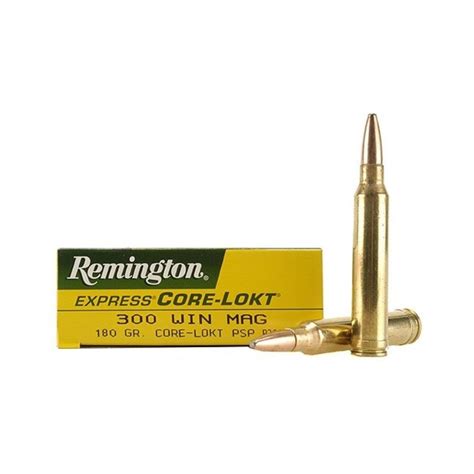 Munición Remington Core Lokt Psp Cal300wm 180gr ArmerÍa Soriano