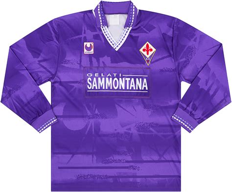 Fiorentina Player Issue Home L S Shirt Excellent Xl