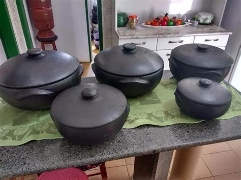 Conjunto Panelas De Barro Moqueca Capixaba E R