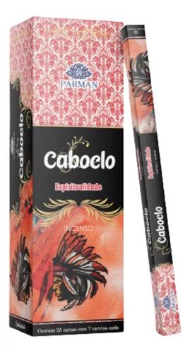 Incenso Parman Caboclo Box Caixas Varetas