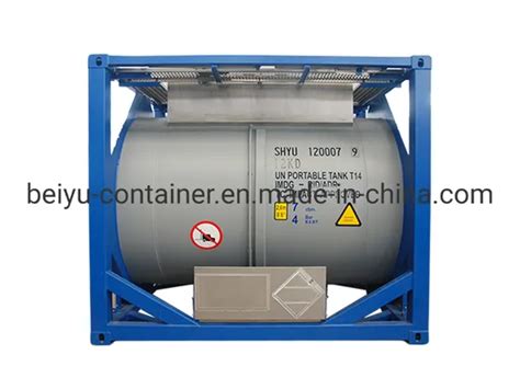 20FT ISO Full Frame Collar Tank Un Portable Type T11 Shipping Container