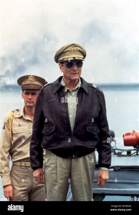 Inchon Laurence Olivier 1982 As Douglas Macarthur Stock Photo Alamy