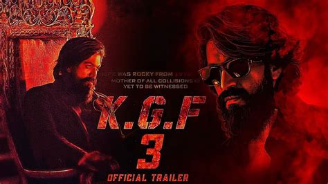 KGF Chapter 3 Official Trailer Yash Prasanth Neel Prabhas