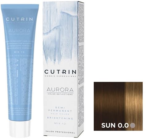 Cutrin AURORA Demi Безаммиачный краситель для волос, D 0.00 Прозрачный ...