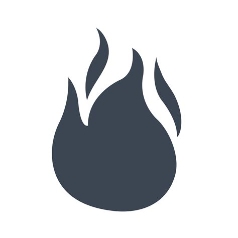 Fire Burning Icon 5307859 Vector Art At Vecteezy