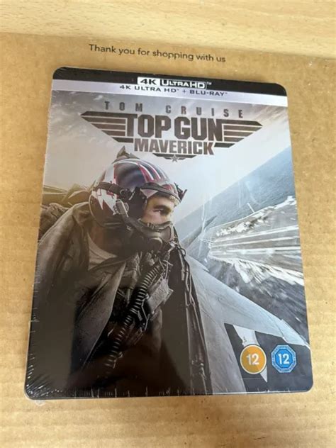 TOP GUN MAVERICK Ltd Edition 4K UHD Blu Ray UK STEELBOOK NEW SEALED