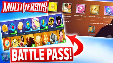 Multiversus Preseason Battle Pass And Founders Packs Showcase Youtube