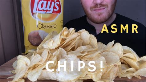 ASMR Potato Chips Lays Crunchy Eating Sounds YouTube