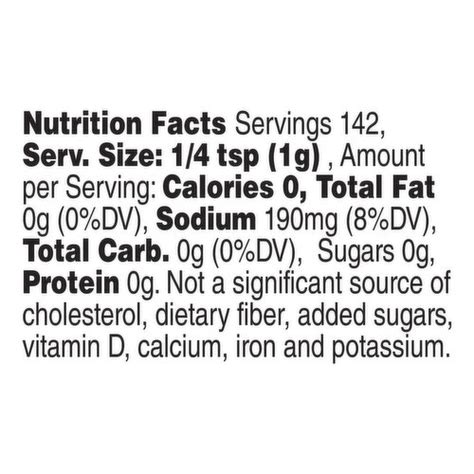 Tajin Nutrition Facts | Besto Blog