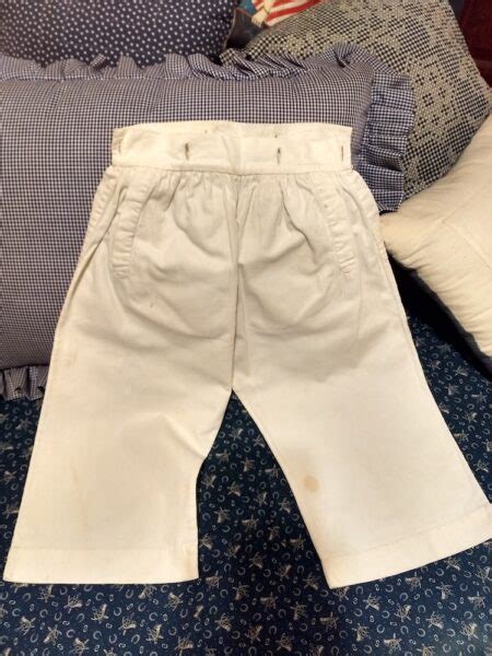 Antique Victorian Children White Cotton Britches Pants - The Gatherings ...