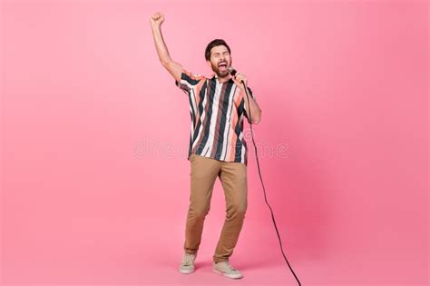 Full Body Length Photo Of Overjoyed Drunk Mature Funny Man Crazy