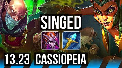 SINGED Vs CASSIO MID 3 1M Mastery 6 1 6 1100 Games KR Master