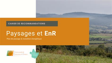 La synthèse du Plan de paysage transition énergétique du Clunisois