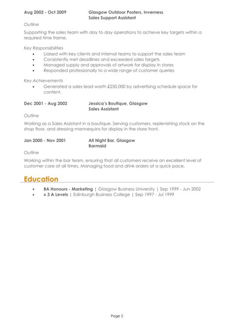 Marketing Cv Examples Writing Guide Get Your Dream Job