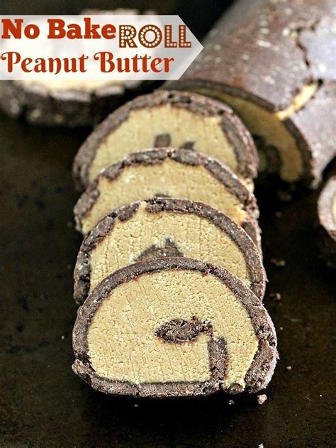 No Bake Peanut Butter Roll That Tastes Just Like A Gigantic Reeses Is