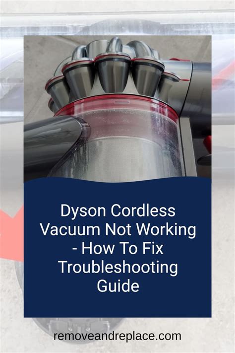 Dyson Cordless Vacuum Not Working How To Fix Troubleshooting Guide In