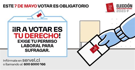 Servicio Electoral On Twitter Por Ley Te Podr S Ausentar De Tu