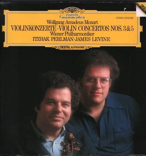 Wolfgang Amadeus Mozart O Wiener Philharmoniker O Itzhak Perlman O