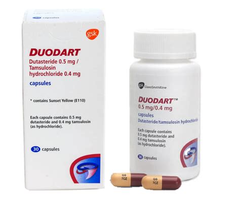 Duodart Dutasteride Tamsulosin Pharmog