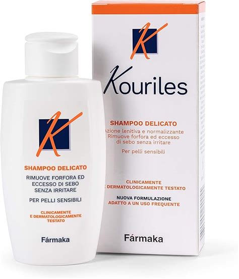 Kouriles Shampoo Antiforfora Delicato Sollievo Per Dermatite Seborroica